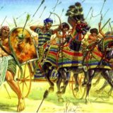 Battle of Kadesh - Phaoroh attacking