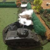 Fuel15 Sherman out-flanks Panzer IV
