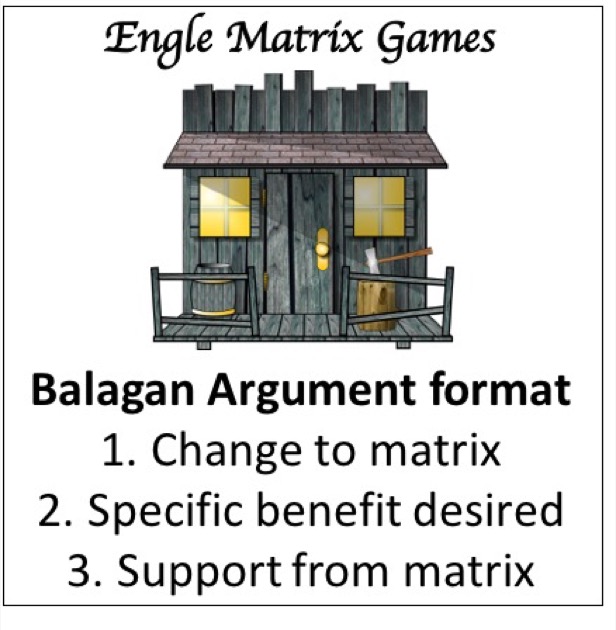 Engle Matrix Games - Balagan Argument Format