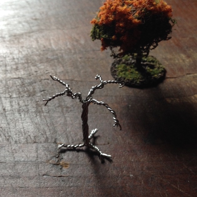 Trees-204 Armature with trimmed roots and branches