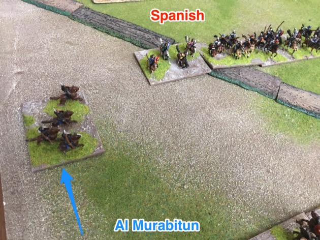 El Cid 68 Al Murabitun light horse rush forward on the left flank