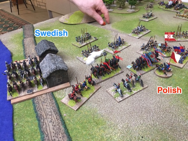 Kircholm-2665 Swedish musketry does slow Polish advance