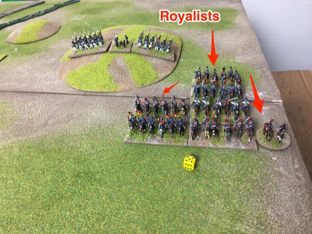 Chacabuco-507 Royalist cavalry advances