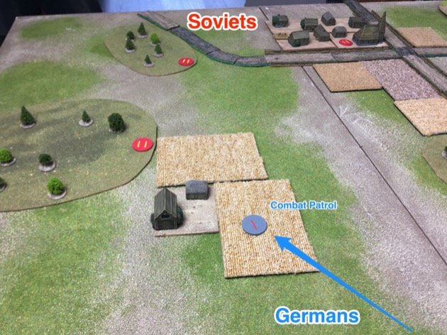 ogroup-118 On the left one German combat patrol faces three Soviets