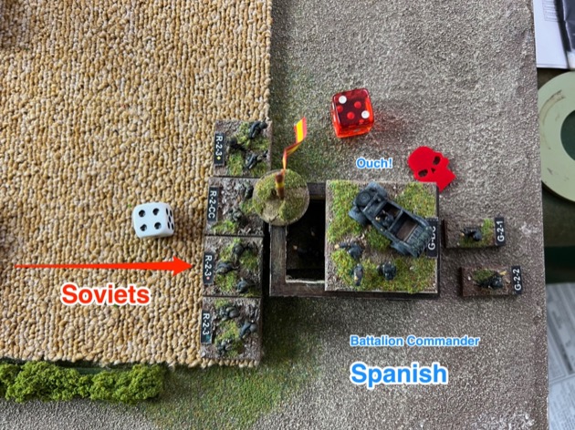 KB4R-157 Soviets charge and kill Spanish battalion commander