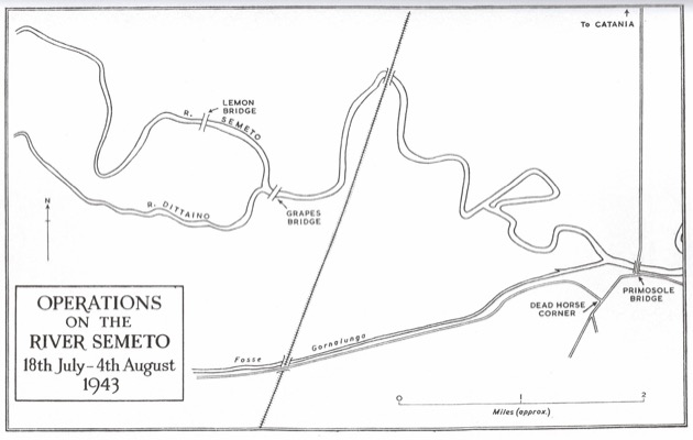 Map - Operations on the River Semeto 18th July - 4th August 1943 - Aris (2020)