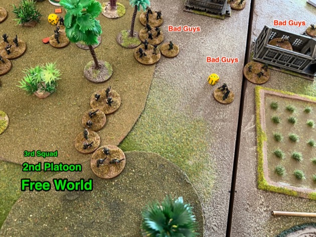 CDS-123 3rd Squad 2nd Platoon faces advancing Communists