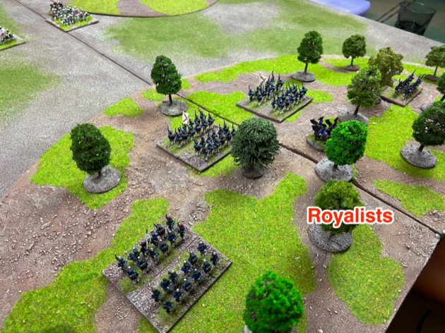 Bolivar-104 Royalist Battalion Columns