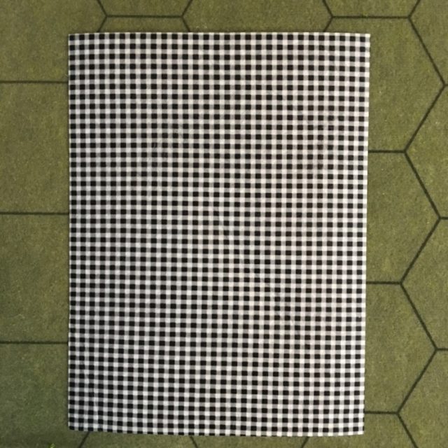 4Hex040 Gingham Hard Craft Felt Sheet