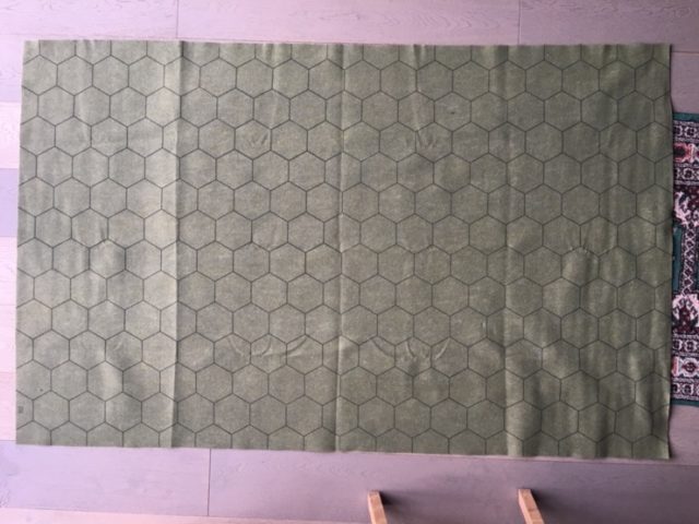 4Hex818 Hotz Mat with 4 inch hex grid