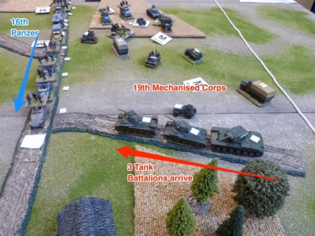 19th Mechanised Corps arrives properly