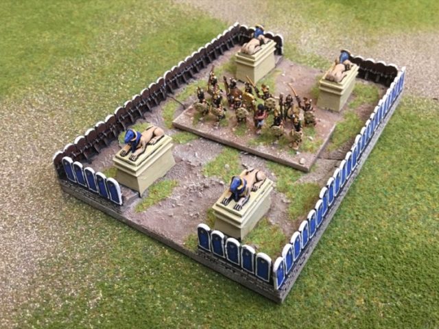 New Kingdom Egyptian 72 Camp with Sherden Guard