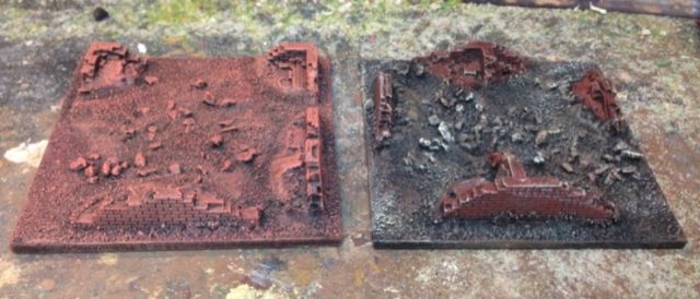 Ruin painting styles - Brick v Black - Side