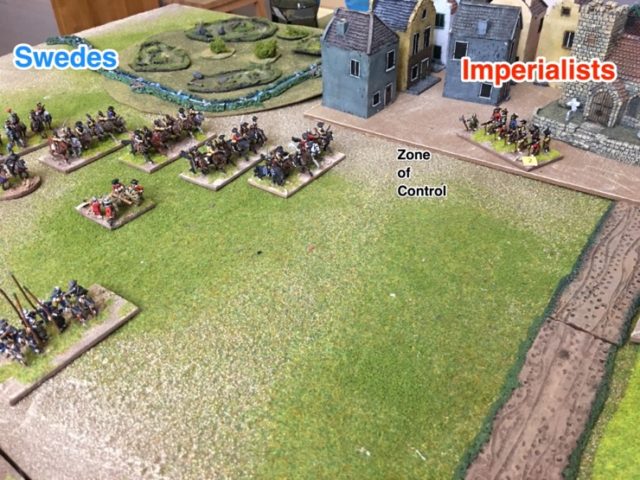 Tilly-557 Imperialist shot prepare to defend the village