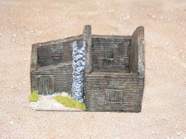 Wooden House - Homemade - With Chimney no roof