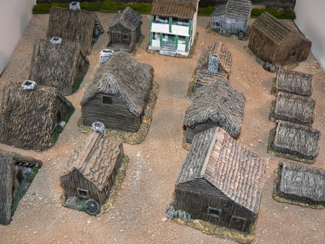 Wooden Houses - Military Miniatures - Village